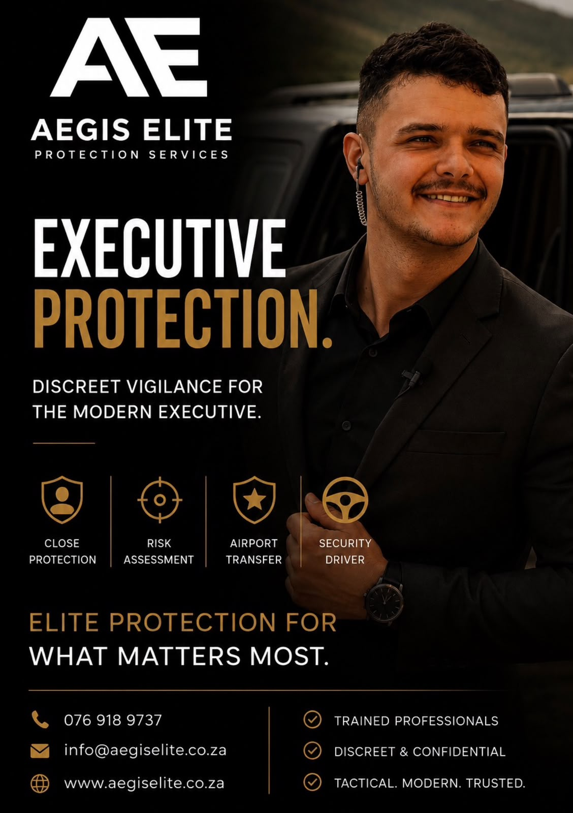 AEGIS ELITE operations supporting private clients & executive protection clients